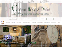 Tablet Screenshot of greenhotelparis.com